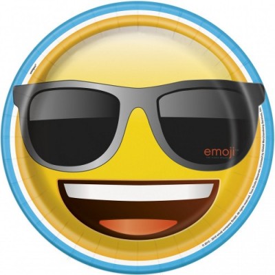 Piatti di Carta Emoji Smile