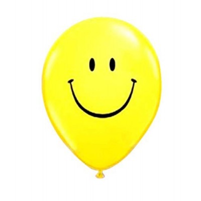 BWS Confezione di 100 Palloncini con Smile 12"/30 cm per Feste e Compleanni