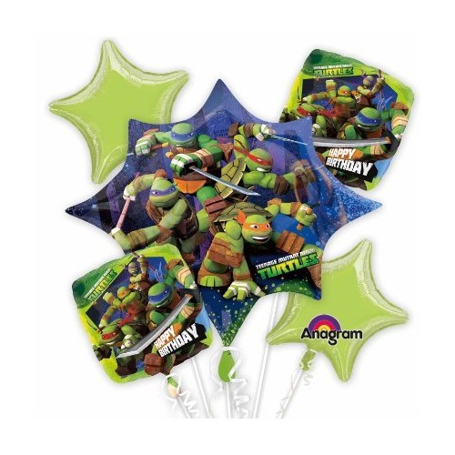 Bouquet Tartarughe Ninja, palloncini per feste