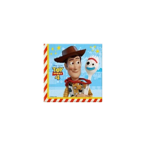 Party Store web by casa dolce casa Toy Story 4 Coordinato ADDOBBI TAVOLA Festa Woody E Buzz Lightyear - Kit n°2 CDC- 16 Piatt