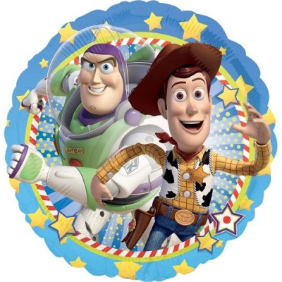 Palloncini foil Toy Story con Woody e Buzz