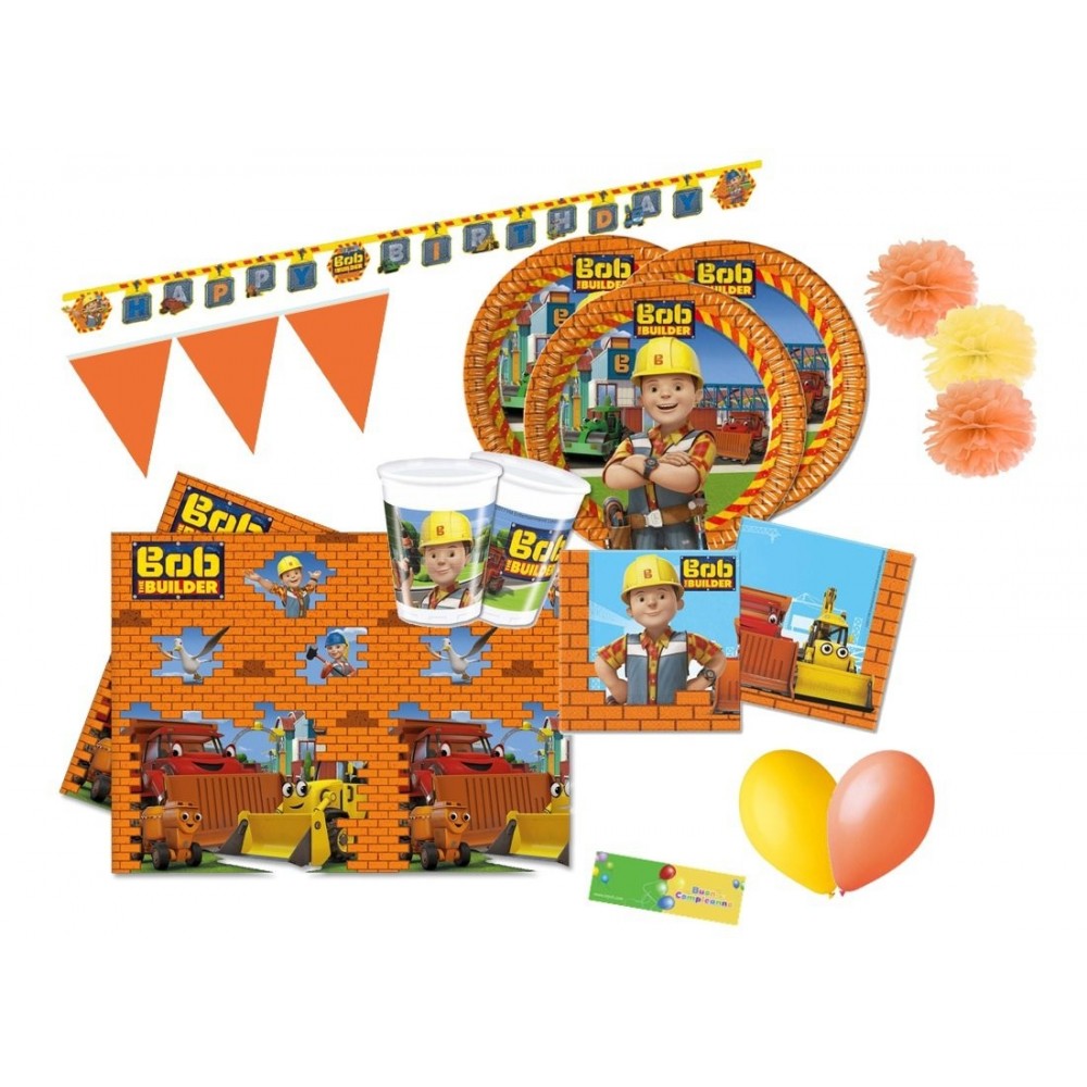 Creative Converting kit n 46 Coordinato compleanno Bob aggiustatutto - the builder