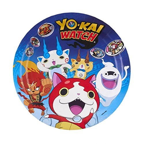 Irpot Kit Compleanno N.21 Yo-Kai Watch + TOVAGLIA E Palloncini Blu