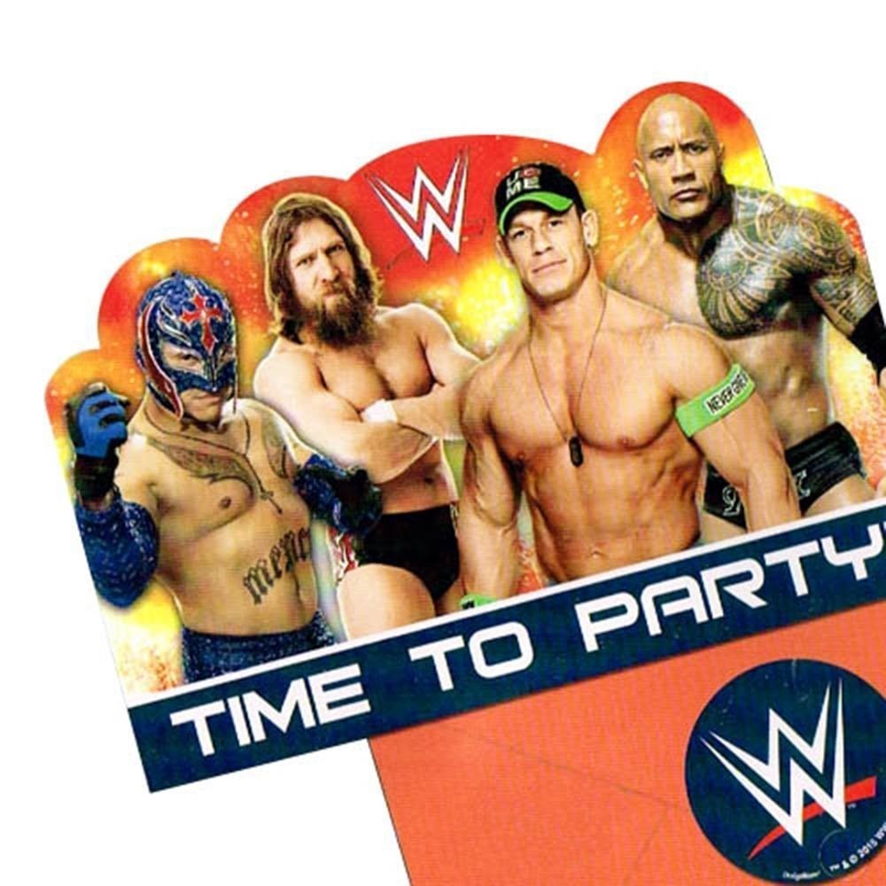 24 Inviti compleanno Wrestling WWE