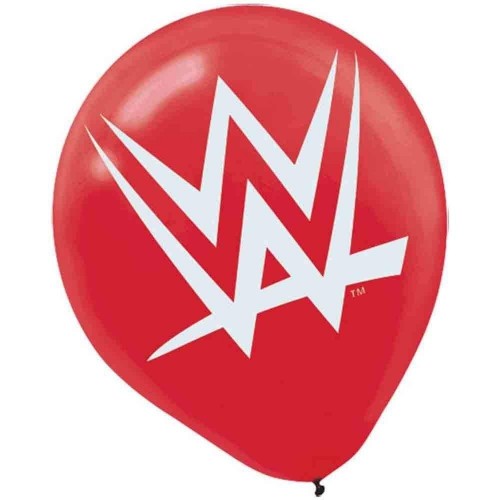 Amscan Grand Slammin WWE stampato festa di compleanno palloncini in lattice decorazione, 30,5 cm rosso/blu