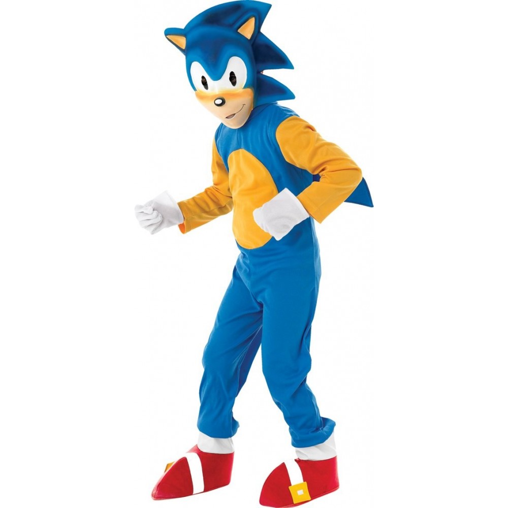 Costume di Sonic The Hedgehog per bambini. 