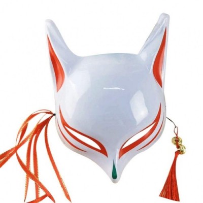 Forart Maschera di Volpe Maschera di Volpe Anime in Stile Giapponese Maschera di Accessori Cosplay per la Festa in Costume di