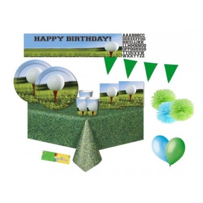 Kit compleanno per 32 persone Golf Party