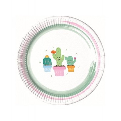 DECORATA PARTY kit n3 Coordinato compleanno Happy Cactus addobbi succulent