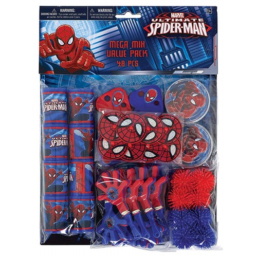 Regalini fine festa Spiderman, 48 pezzi originali