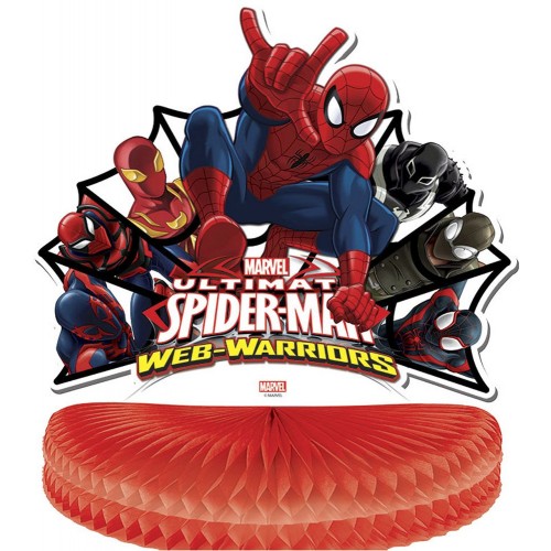 Centrotavola Spiderman, 25 cm, Web Warrios