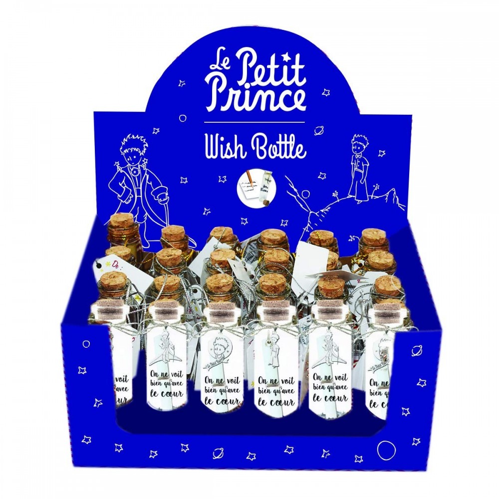24 bottiglie di vetro Il Piccolo Principe, gadget per feste