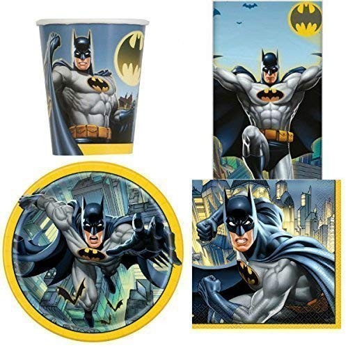 Kit 8 persone Batman, coordinato per festa