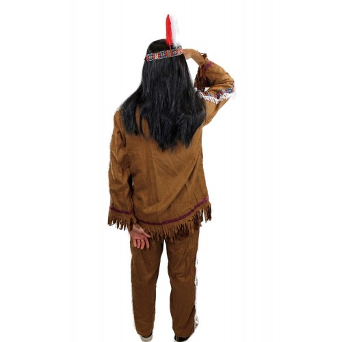 DRESS ME UP - Costume da Uomo, Indiano, Capo tribù, Apache, L030, Taglia: XL, 46