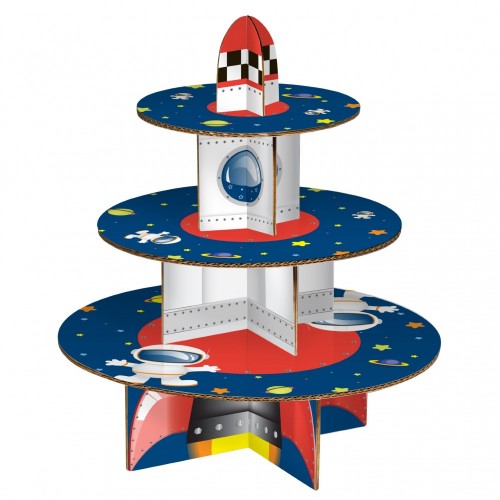 Premier Housewares 0805074 Rocket Stand per Torta a 3 Livelli