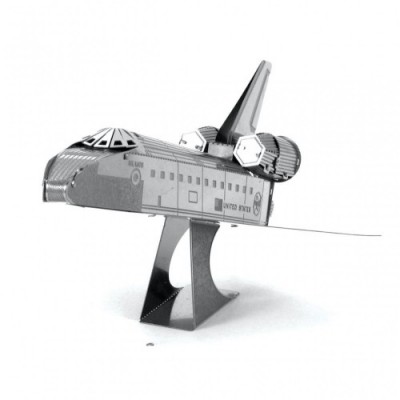 Metal Earth - Fascinations, Space Shuttle Atlantis Puzzle in metallo 3D, giocattoli da costruzione, modelli di taglio laser