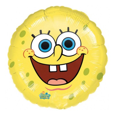 Foil SpongeBob smile 45 cm, per feste e party
