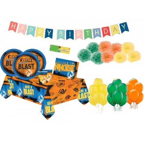 Set per 8 bambini - kit compleanno Nerf sparatutto