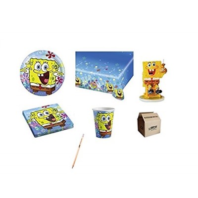 Kit 32 persone SpongeBob per feste di compleanno