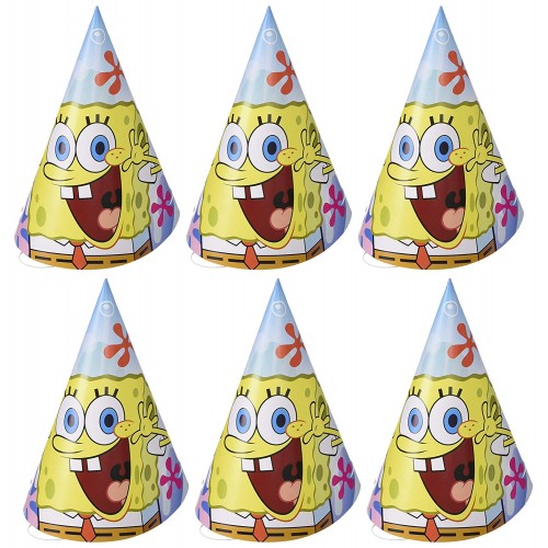 Cappellini SpongeBob, confezione da 6 pezzi