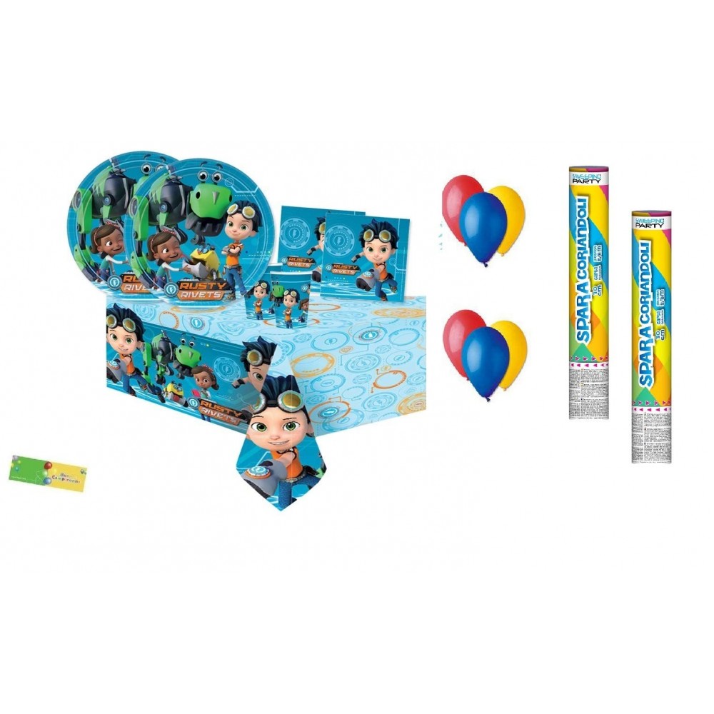 Irpot Kit n.30 Coordinato Compleanno Rusty Rivets