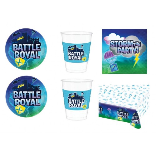 Kit per 24 persone tema Battle Royal - Fortnite